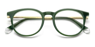 Polaroid PLD D496 unisex Green Geometric Eyeglasses