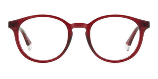 Polaroid PLD D498 unisex Red Geometric Eyeglasses