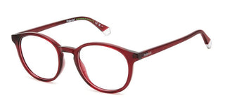 Polaroid PLD D498 unisex Red Geometric Eyeglasses