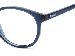 Polaroid PLD D498 unisex Blue Geometric Eyeglasses