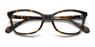 Polaroid PLD D505 unisex Havana Geometric Eyeglasses