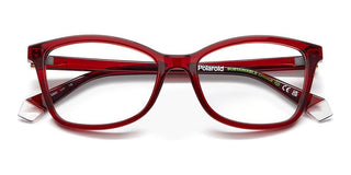 Polaroid PLD D505 unisex Red Geometric Eyeglasses