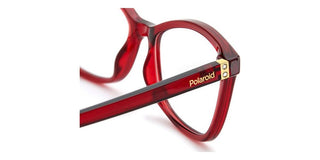 Polaroid PLD D505 unisex Red Geometric Eyeglasses