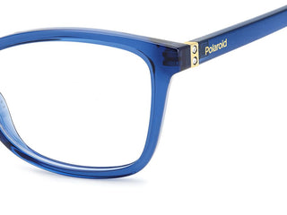 Polaroid PLD D505 unisex Blue Geometric Eyeglasses