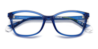 Polaroid PLD D505 unisex Blue Geometric Eyeglasses