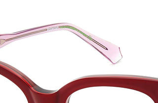 Polaroid PLD D507 women Red Squared Eyeglasses