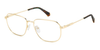 Polaroid PLD D538 men Gold Rectangle Eyeglasses