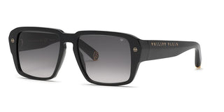 Philipp Plein PLEIN HEXAGON SPP081 unisex Black Squared Sunglasses