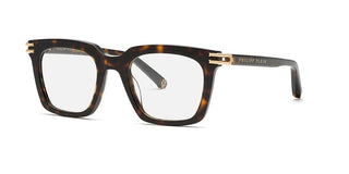 Philipp Plein PLEIN ICON VPP115M unisex Havana Squared Eyeglasses