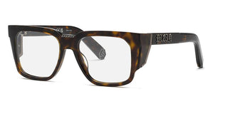 Philipp Plein PLEIN MASTER VPP141M unisex Havana Squared Eyeglasses