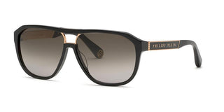 Philipp Plein PLEIN SPP118M unisex Black Pilot Sunglasses