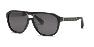 Philipp Plein PLEIN SPP118M unisex Black Pilot Sunglasses