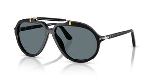 Persol PO 0202S unisex Black Pilot Sunglasses