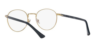 Persol PO 1008V unisex Gold Round Eyeglasses