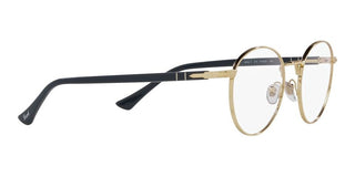 Persol PO 1008V unisex Gold Round Eyeglasses