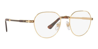 Persol PO 2486V unisex Gold Round Eyeglasses