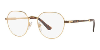 Persol PO 2486V unisex Gold Round Eyeglasses