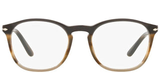 Persol Suprema PO 3007V unisex Brown Geometric Eyeglasses