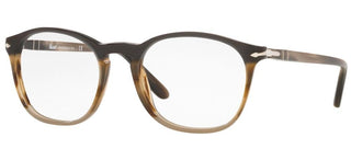 Persol Suprema PO 3007V unisex Brown Geometric Eyeglasses