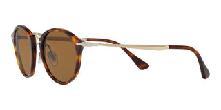 Persol PO 3166S men Havana Round Sunglasses