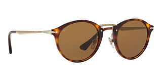 Persol PO 3166S men Havana Round Sunglasses