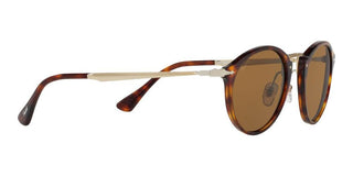 Persol PO 3166S men Havana Round Sunglasses