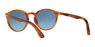 Persol PO 3171S men Brown Round Sunglasses