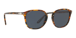 Persol PO 3186S men Havana Geometric Sunglasses