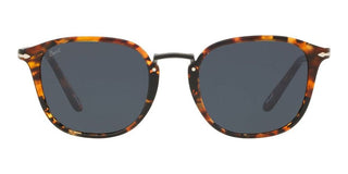 Persol PO 3186S men Havana Geometric Sunglasses