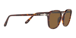 Persol PO 3186S men Havana Geometric Sunglasses