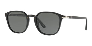 Persol PO 3186S men Black Geometric Sunglasses