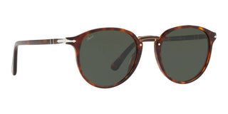 Persol PO 3210S men Havana Round Sunglasses