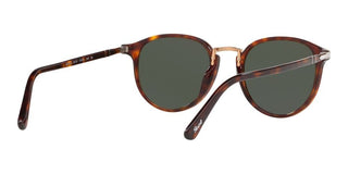 Persol PO 3210S men Havana Round Sunglasses