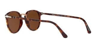 Persol PO 3210S men Havana Round Sunglasses