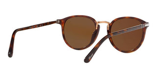 Persol PO 3210S men Havana Round Sunglasses