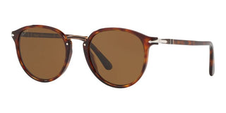 Persol PO 3210S men Havana Round Sunglasses