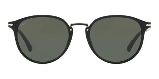 Persol PO 3210S men Black Round Sunglasses