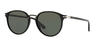 Persol PO 3210S men Black Round Sunglasses