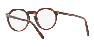 Persol PO 3281V unisex Havana Round Eyeglasses