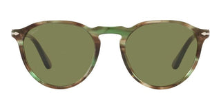 Persol PO 3286S unisex Green Round Sunglasses