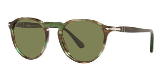 Persol PO 3286S unisex Green Round Sunglasses