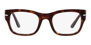 Persol PO 3297V men Havana Geometric Eyeglasses