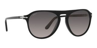 Persol PO 3302S unisex Black Pilot Sunglasses