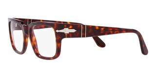 Persol PO 3315V men Havana Squared Eyeglasses