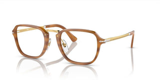 Persol PO 3331V unisex Brown Geometric Eyeglasses