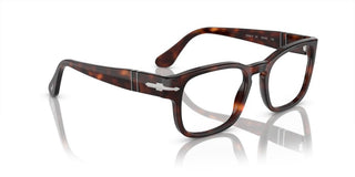 Persol PO 3334V unisex Havana Squared Eyeglasses