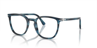 Persol PO 3338V unisex Blue Geometric Eyeglasses