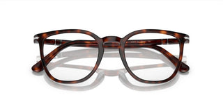 Persol PO 3338V unisex Havana Geometric Eyeglasses