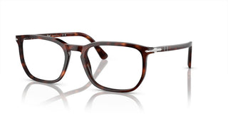 Persol PO 3339V unisex Havana Squared Eyeglasses