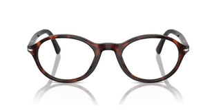 Persol PO 3351V unisex Havana Round Eyeglasses